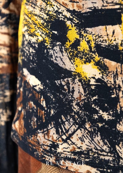 Abstract Brush work 長袖上衣9