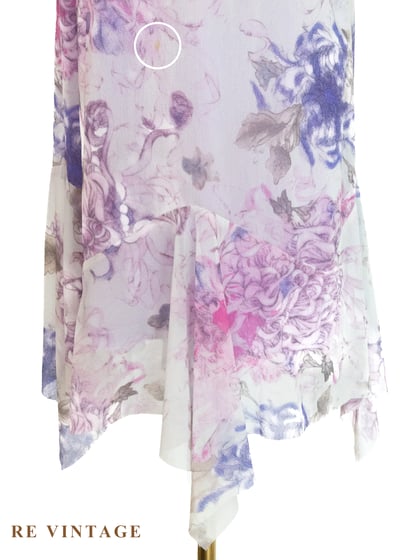 粉紫夢境模糊花卉美裙（27"）14