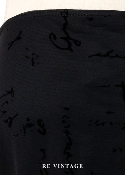解構字體綁帶壓紋金屬美裙（27-29"）12
