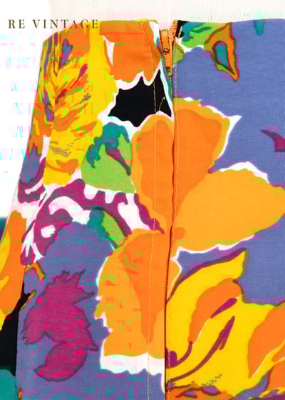 Dragon Fire 盛開花多高腰短裙（27"）7