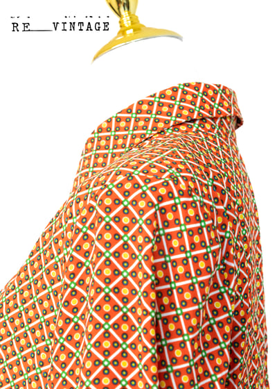 五號骰子橘紅色長袖襯衫4