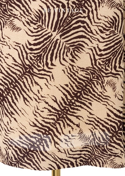 棕色迷途紋路美裙（～26"）10