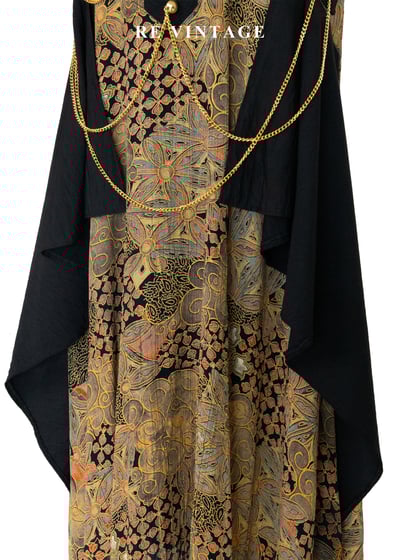 巴洛克公爵夫人鎖鏈拼接長裙（23-28"）10