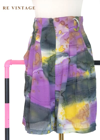 漫墨蘭霧綻放短褲（24"）1