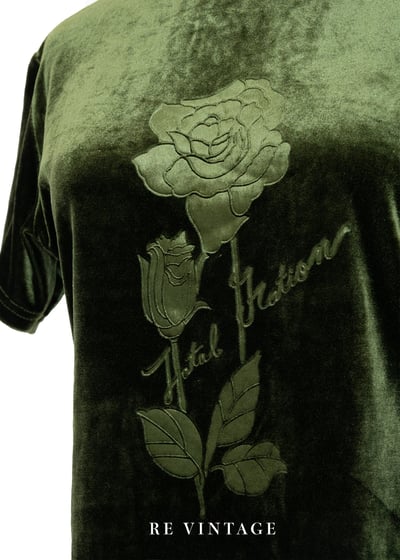 Courtyard Green 玫瑰絨布上衣6