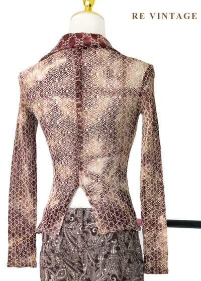 可可荒野夢幻簍空蕾絲上衣7