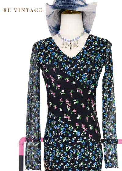 Bloom in Haze 色彩斑斕碎花洋裝3