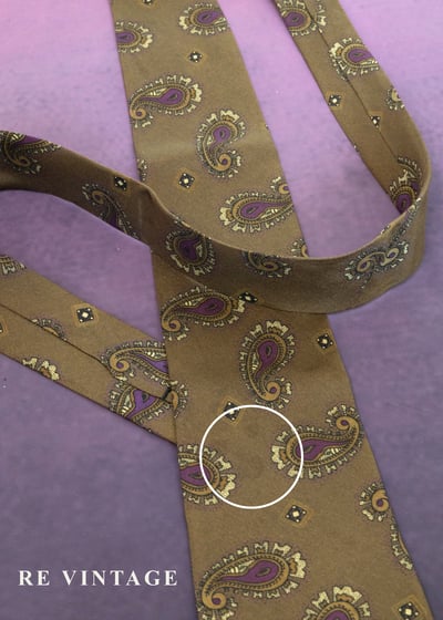 棕綠色變型蟲蟲領帶9