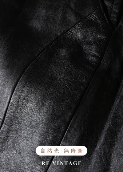 質感單品 - 中古紳士帥氣皮革長褲（27"）13