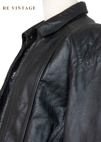 質感單品 -帥氣魔女黑皮革外套11