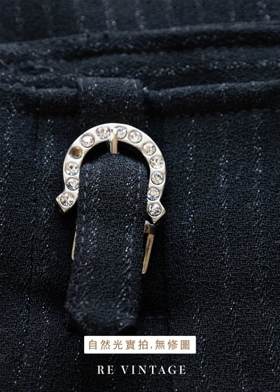 質感單品 - 小鑽馬蹄扣線條西裝褲（27"）11