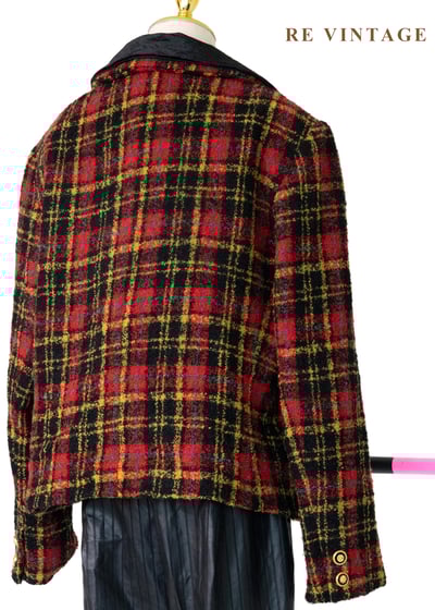 日本製 - 巴黎秋天明亮格紋西裝外套12