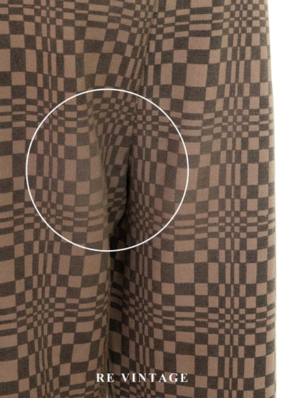 率性的復古棋盤格美褲（28"）16