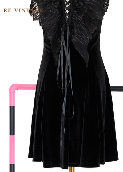 夜翼危險天使絨布洋裝13