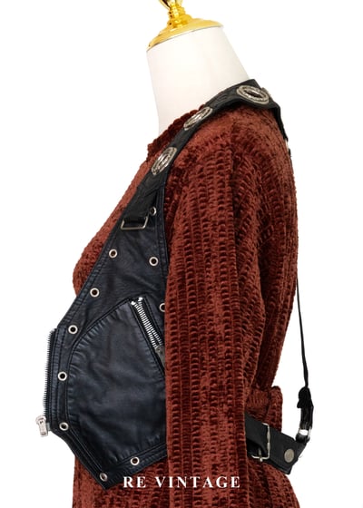 Cyber Punk 冷冽繆思皮革背心9