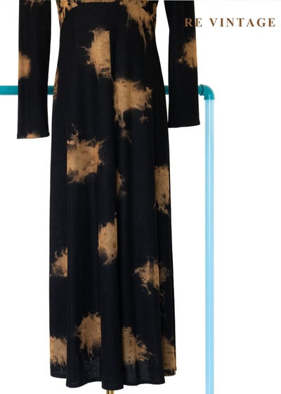 月光下灑落的焦糖渲染長洋裝4