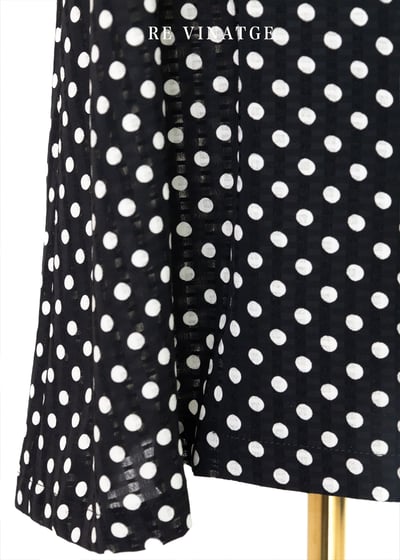 深藍點點夏日洋裝7