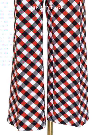 三色斜紋錯視感長褲（28"）6