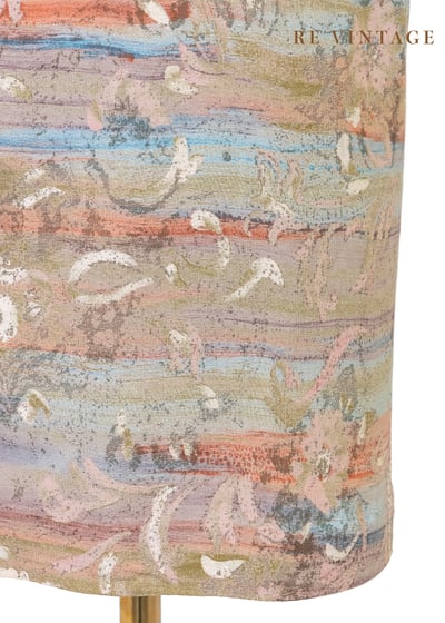 Cafe Creme 溫柔筆刷印花一片裙（24"）4