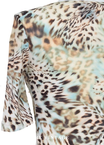 豹紋野性釘珠拼接上衣11