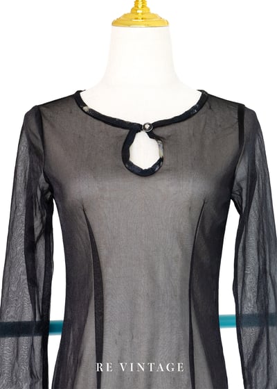 辣辣の黑紗透膚洋裝3