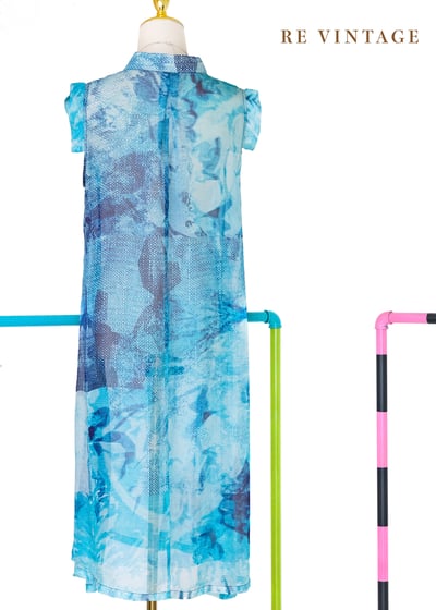 海霧與浪花的藍色旅程洋裝14