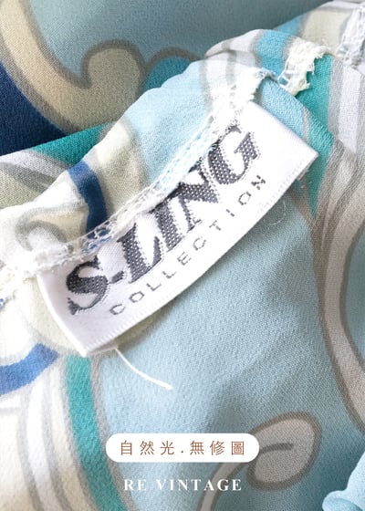 海潮迷幻普普風漩渦雪紡洋裝15