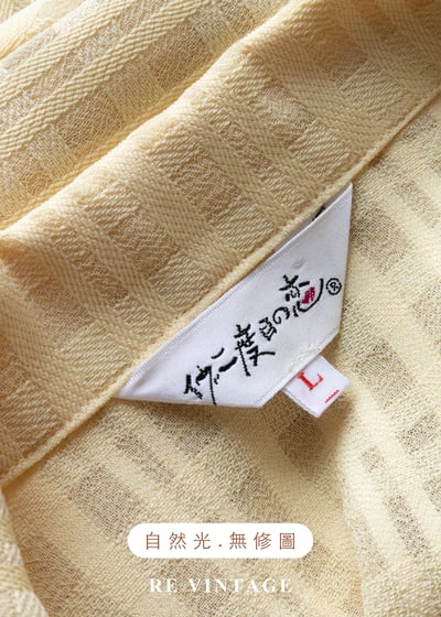 檸檬味的初夏 - 復古清新格紋上衣12