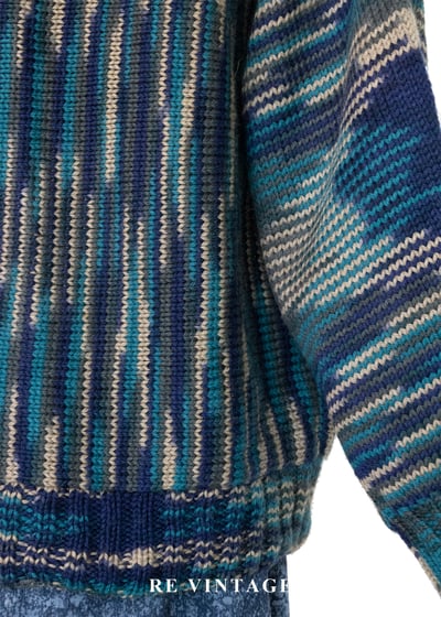 梵谷的星夜 - 段染混色針織外套11