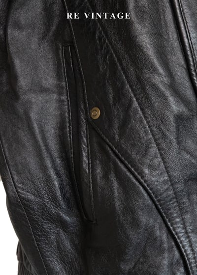 質感單品 -帥氣魔女黑皮革外套6