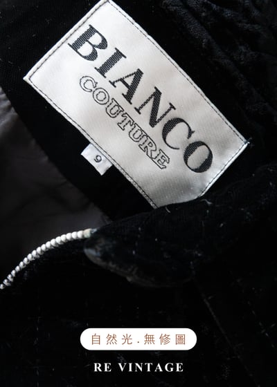 質感單品 - 沈黑菱格紋絨布迷你洋裝16