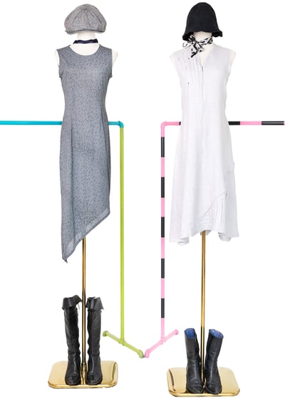 Rainy Day 灰色雨滴長版上衣/洋裝2