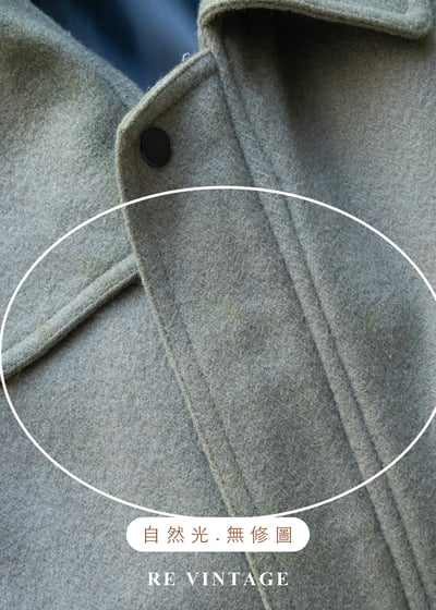 灰綠色毛呢夾克外套15