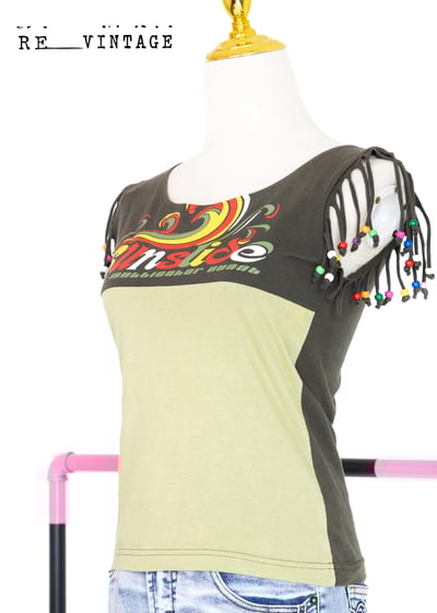 彩虹珠珠嬉皮貼身上衣5