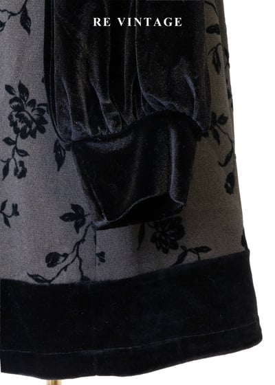 率性側腰綁繩黑絨短版上衣9