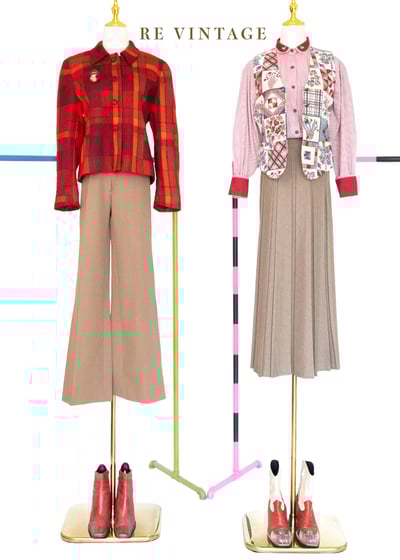 『歐洲寶物』異國風情小花園西裝背心2