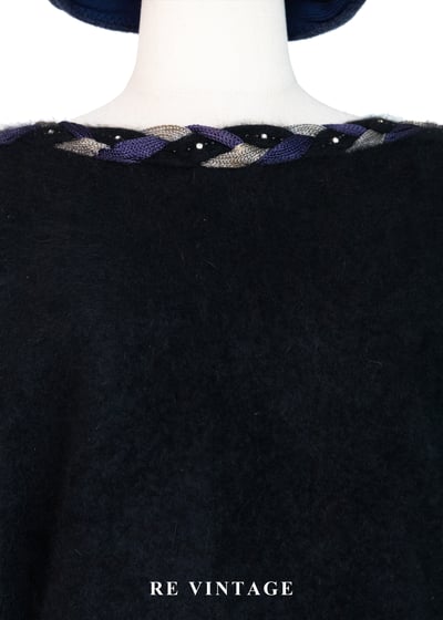 黑夜引力星夜編織滾邊毛衣3