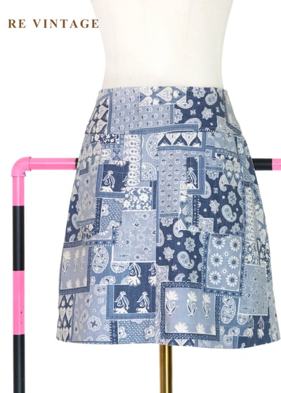 蔚藍海岸的拼貼記憶圖騰短裙（24"）9
