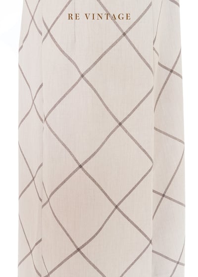 Boulder 菱格細肩帶長洋裝4