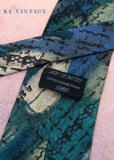 雨後城市 -渲染菱格紋領帶6