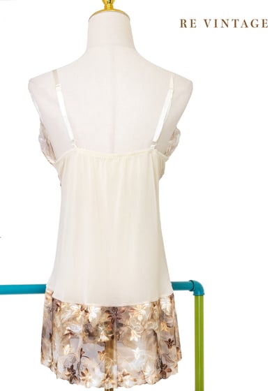 Fading Bloom花朵紗面小背心9