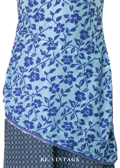 不對稱花朵蔓生細肩帶背心4