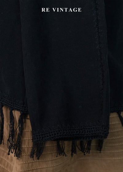 流浪地圖 - 個性拼接流蘇上衣10