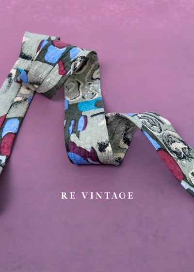 暮光灰階幾何圖騰領帶8