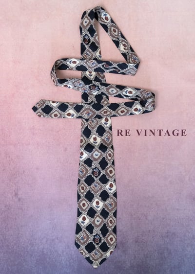 午夜花磚舊時光領帶1