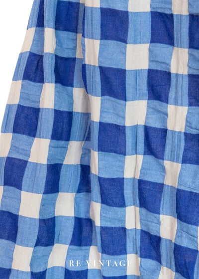 『歐洲寶物 』銀球拼接格紋可愛洋裝12