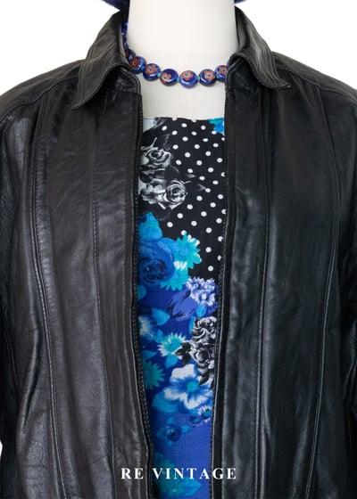 質感單品 -帥氣魔女黑皮革外套3