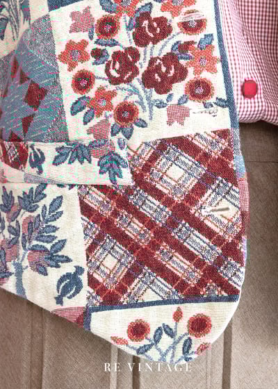 『歐洲寶物』異國風情小花園西裝背心8