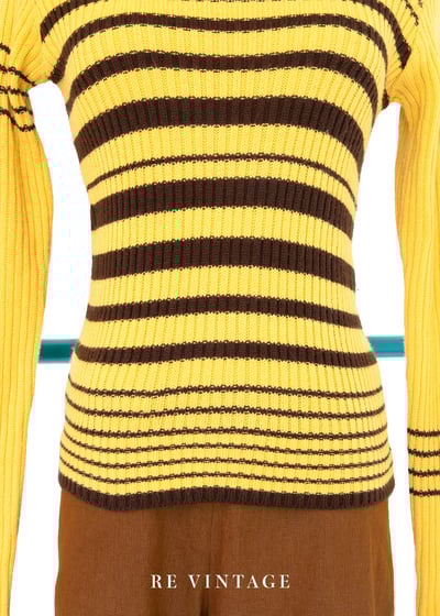 Bumblebee 線條高領針織毛衣5