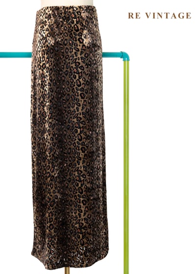 粉紅曠野之王絨布長裙（27-30"）8